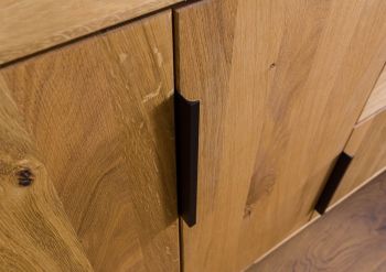 Sideboard Wildeiche 180x43x79 natur geölt LINDAU #09