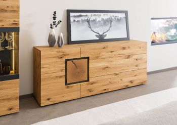 Sideboard Wildeiche 160x43,5x80 natur geölt/lackiert KITZBÜHEL #128