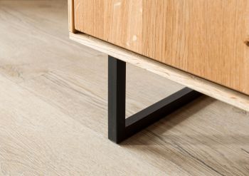 Sideboard Wildeiche 200x43x87 natur geölt WIEN #221