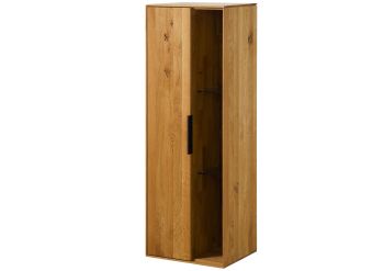 Hängevitrine Wildeiche 46x38x132 natur geölt LINDAU #12