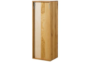 Hängevitrine Wildeiche 46x38x132 natur geölt LINDAU #12