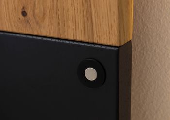 Wandgarderobe 64x30x160 Wildeiche natur lackiert / geölt KITZBÜHEL #134
