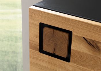 Schuhschrank Wildeiche 75x31x90 natur lackiert / geölt KITZBÜHEL #137