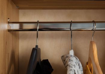 Kleiderschrank Wildeiche Basic 241x60x219 natur geölt/lackiert KITZBÜHEL #178