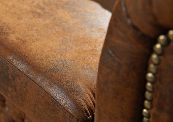 Sofa 203x86x72 braun CHESTERFIELD
