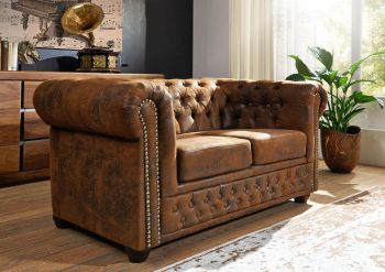 Sofa 148x86x72 braun CHESTERFIELD