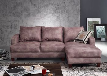 Ecksofa 210x88x85 silber CABO