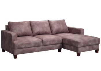 Ecksofa 210x88x85 silber CABO