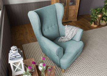 Ohrensessel 71x74x105 petrol SCANDI #109