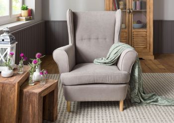 Ohrensessel 71x74x105 taupe SCANDI #110