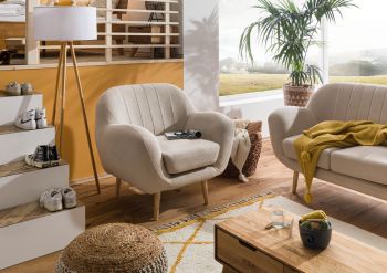 Sessel 96x85x88 beige HOLMA