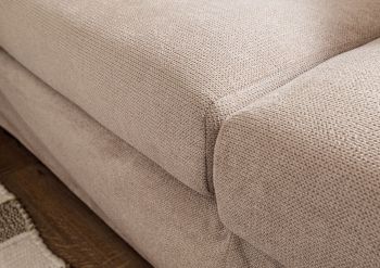 Sofa 2-Sitzer 210x140x88 beige AMY