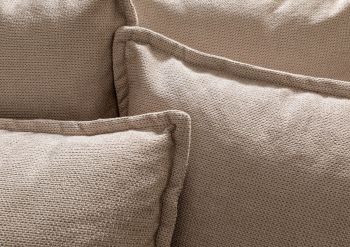 Sofa 2-Sitzer 210x140x88 beige AMY