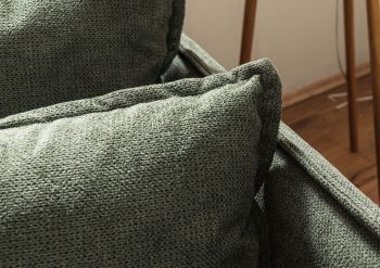 Sofa 2-Sitzer 210x140x88 grün AMY