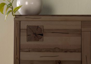 Highboard Kernbuche 103x40x148 tabacco braun geölt VILLANDERS #205