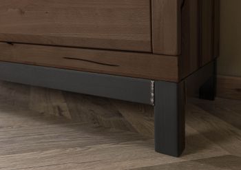 Highboard Kernbuche 103x40x148 tabacco braun geölt VILLANDERS #205