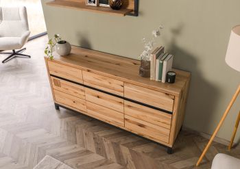Sideboard Kernbuche 175x45x85 natur geölt VILLANDERS #108