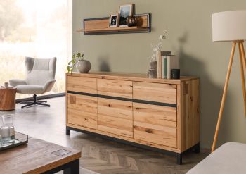 Sideboard Kernbuche 175x45x85 natur geölt VILLANDERS #108