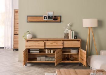 Sideboard Kernbuche 175x45x85 natur geölt VILLANDERS #108