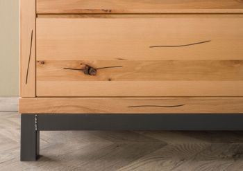 Sideboard Kernbuche 190x45x85 natur geölt VILLANDERS #151