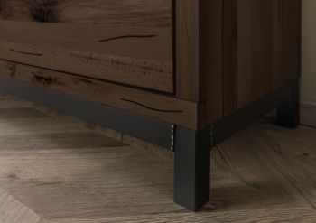 Sideboard Kernbuche 175x45x85 tabacco braun geölt VILLANDERS #208