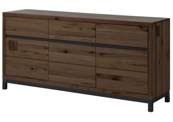 Sideboard Kernbuche 175x45x85 tabacco braun geölt VILLANDERS #208