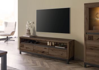 TV-Board Kernbuche 170x40x56 tabacco braun geölt VILLANDERS #214