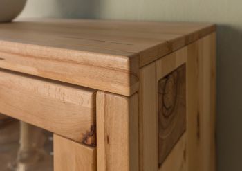 Vitrine Kernbuche 65x40x148 natur geölt VILLANDERS #104