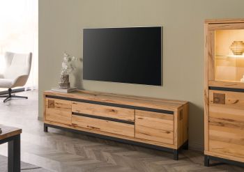TV-Board Kernbuche 190x40x56 natur geölt VILLANDERS #153