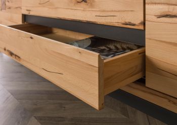 TV-Board Kernbuche 190x40x56 natur geölt VILLANDERS #153