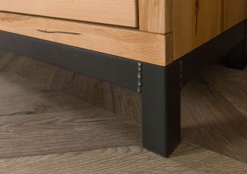 TV-Board Kernbuche 190x40x56 natur geölt VILLANDERS #153